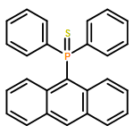 Phosphine sulfide, 9-anthracenyldiphenyl-