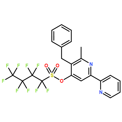 1-Butanesulfonic acid, 1,1,2,2,3,3,4,4,4-nonafluoro-, 6-methyl-5-(phenylmethyl)[2,2'-bipyridin]-4-yl ester
