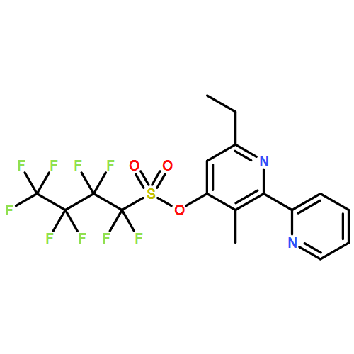 1-Butanesulfonic acid, 1,1,2,2,3,3,4,4,4-nonafluoro-, 6-ethyl-3-methyl[2,2'-bipyridin]-4-yl ester