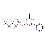 1-Butanesulfonic acid, 1,1,2,2,3,3,4,4,4-nonafluoro-, 6-methyl[2,2'-bipyridin]-4-yl ester
