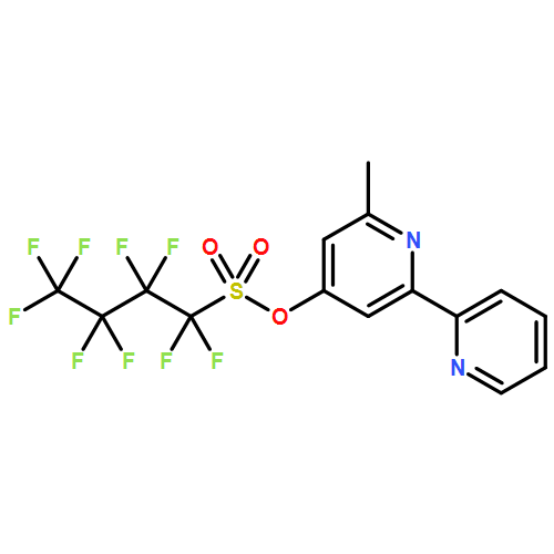 1-Butanesulfonic acid, 1,1,2,2,3,3,4,4,4-nonafluoro-, 6-methyl[2,2'-bipyridin]-4-yl ester