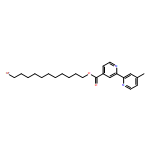 [2,2'-Bipyridine]-4-carboxylic acid, 4'-methyl-, 11-bromoundecyl ester