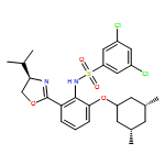 Benzenesulfonamide, 3,5-dichloro-N-[2-[(4R)-4,5-dihydro-4-(1-methylethyl)-2-oxazolyl]-6-[[(3R,5S)-3,5-dimethylcyclohexyl]oxy]phenyl]-