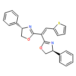 Oxazole, 2,2'-[2-(2-thienyl)ethenylidene]bis[4,5-dihydro-4-phenyl-, (4S,4'S)-