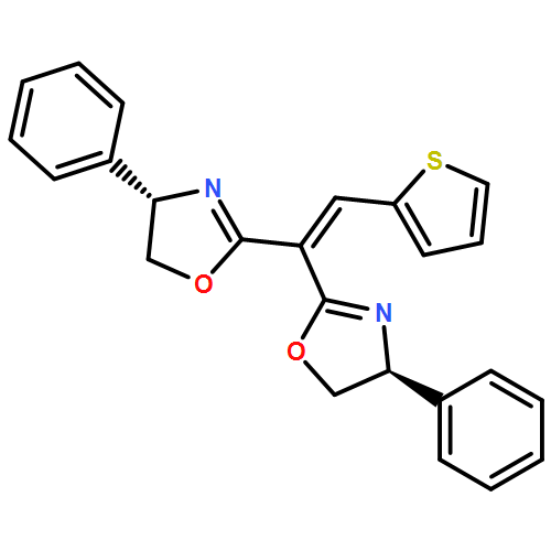 Oxazole, 2,2'-[2-(2-thienyl)ethenylidene]bis[4,5-dihydro-4-phenyl-, (4S,4'S)-