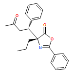 5(4H)-Oxazolone, 4-[(1R)-3-oxo-1-phenylbutyl]-2-phenyl-4-propyl-, (4R)-