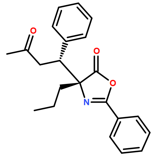 5(4H)-Oxazolone, 4-[(1R)-3-oxo-1-phenylbutyl]-2-phenyl-4-propyl-, (4R)-