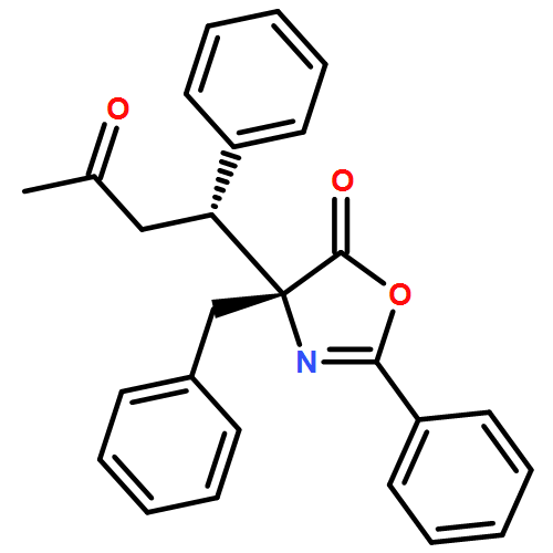 5(4H)-Oxazolone, 4-[(1R)-3-oxo-1-phenylbutyl]-2-phenyl-4-(phenylmethyl)-, (4R)-