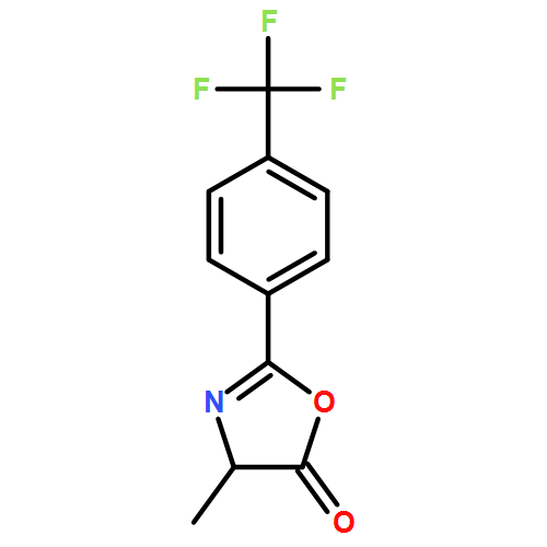 5(4H)-Oxazolone, 4-methyl-2-[4-(trifluoromethyl)phenyl]-