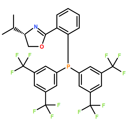 Oxazole, 2-[2-[bis[3,5-bis(trifluoromethyl)phenyl]phosphino]phenyl]-4,5-dihydro-4-(1-methylethyl)-, (4S)-