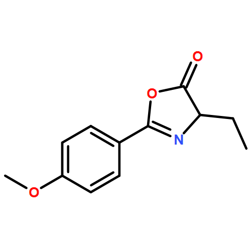 5(4H)-Oxazolone, 4-ethyl-2-(4-methoxyphenyl)-