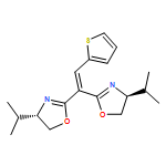 Oxazole, 2,2'-[2-(2-thienyl)ethenylidene]bis[4,5-dihydro-4-(1-methylethyl)-, (4S,4'S)-