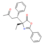 5(4H)-Oxazolone, 4-ethyl-4-[(1R)-3-oxo-1-phenylbutyl]-2-phenyl-, (4R)-