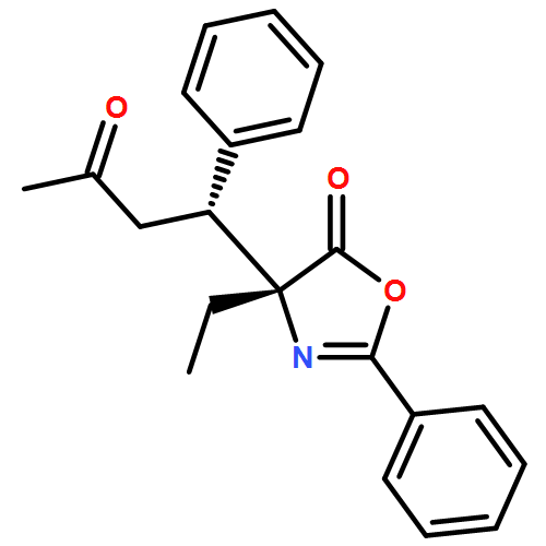 5(4H)-Oxazolone, 4-ethyl-4-[(1R)-3-oxo-1-phenylbutyl]-2-phenyl-, (4R)-