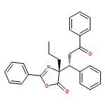 5(4H)-Oxazolone, 4-[(1R)-3-oxo-1,3-diphenylpropyl]-2-phenyl-4-propyl-, (4R)-
