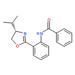 Benzamide, N-[2-[(4S)-4,5-dihydro-4-(1-methylethyl)-2-oxazolyl]phenyl]-