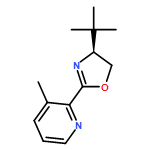 Pyridine, 2-[(4S)-4-(1,1-dimethylethyl)-4,5-dihydro-2-oxazolyl]-3-methyl-