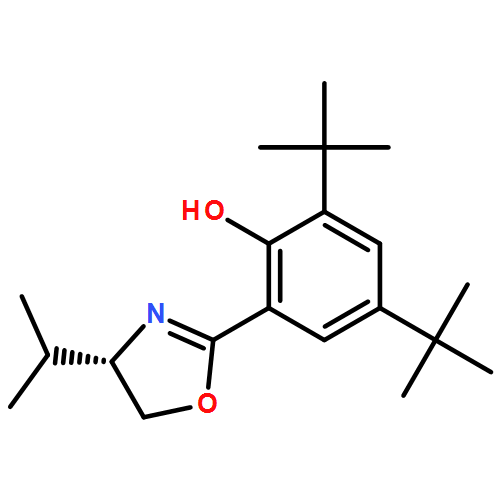 Phenol, 2-[(4S)-4,5-dihydro-4-(1-methylethyl)-2-oxazolyl]-4,6-bis(1,1-dimethylethyl)-