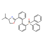 Oxazole, 2-[2'-(diphenylphosphinyl)[1,1'-biphenyl]-2-yl]-4,5-dihydro-4-(1-methylethyl)-, (4S)-