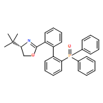 Oxazole, 4-(1,1-dimethylethyl)-2-[2'-(diphenylphosphinyl)[1,1'-biphenyl]-2-yl]-4,5-dihydro-, (4S)-
