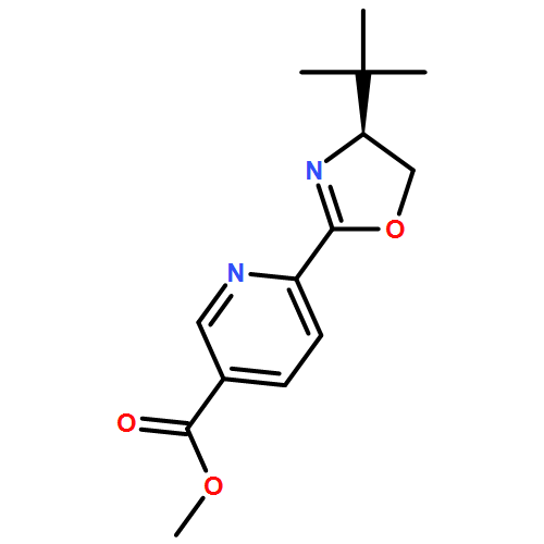 3-Pyridinecarboxylic acid, 6-[(4S)-4-(1,1-dimethylethyl)-4,5-dihydro-2-oxazolyl]-, methyl ester