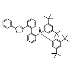 Oxazole, 2-[2'-[bis[3,5-bis(1,1-dimethylethyl)phenyl]phosphinyl][1,1'-biphenyl]-2-yl]-4,5-dihydro-4-phenyl-, (4S)-