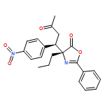 5(4H)-Oxazolone, 4-[(1R)-1-(4-nitrophenyl)-3-oxobutyl]-2-phenyl-4-propyl-, (4R)-