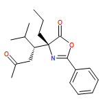 5(4H)-Oxazolone, 4-[(1R)-1-(1-methylethyl)-3-oxobutyl]-2-phenyl-4-propyl-, (4R)-