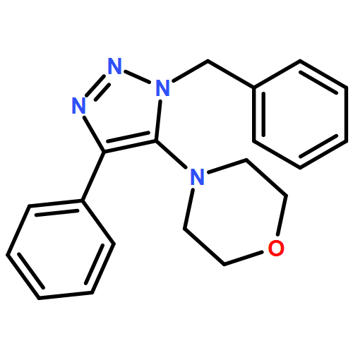 Morpholine, 4-[4-phenyl-1-(phenylmethyl)-1H-1,2,3-triazol-5-yl]-