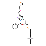 1H-1,2,3-Triazole, 1-[(2R)-3-[[3-[(1,1-dimethylethyl)dimethylsilyl]-2-propyn-1-yl]oxy]-2-(phenylmethoxy)propyl]-4-[[(2R)-2-oxiranylmethoxy]methyl]-