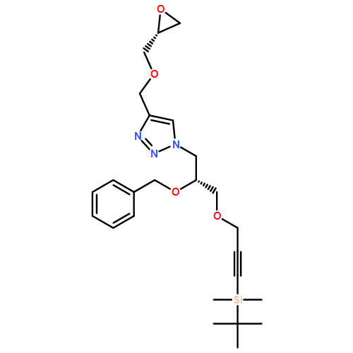 1H-1,2,3-Triazole, 1-[(2R)-3-[[3-[(1,1-dimethylethyl)dimethylsilyl]-2-propyn-1-yl]oxy]-2-(phenylmethoxy)propyl]-4-[[(2R)-2-oxiranylmethoxy]methyl]-