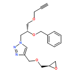 1H-1,2,3-Triazole, 4-[[(2R)-2-oxiranylmethoxy]methyl]-1-[(2R)-2-(phenylmethoxy)-3-(2-propyn-1-yloxy)propyl]-