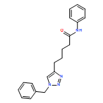 1H-1,2,3-Triazole-4-pentanamide, N-phenyl-1-(phenylmethyl)-