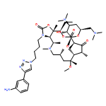 Oxazolo[5,4-c][1,6]oxaazacyclopentadecine-2,12,14(13H)-trione, 3-[4-[4-(3-aminophenyl)-1H-1,2,3-triazol-1-yl]butyl]-16-ethyldodecahydro-9-methoxy-4,5,7,9,11,13,16a-heptamethyl-10-[[3,4,6-trideoxy-3,6-bis(dimethylamino)-β-D-xylo-hexopyranosyl]oxy]-, (3aR,4R,7R,9R,10R,11R,13R,16R,16aS)-