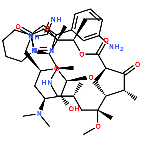 Oxazolo[5,4-c][1,6]oxaazacyclopentadecine-2,12,14(13H)-trione, 3-[4-[4-(3-aminophenyl)-1H-1,2,3-triazol-1-yl]butyl]-16-ethyldodecahydro-9-methoxy-4,7,9,11,13,16a-hexamethyl-10-[[3,4,6-trideoxy-3-(dimethylamino)-6-[(iminomethyl)amino]-β-D-xylo-hexopyranosyl]oxy]-, (3aR,4R,7R,9R,10R,11R,13R,16R,16aS)-