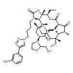 Oxazolo[5,4-c][1,6]oxaazacyclopentadecine-2,12,14(13H)-trione, 3-[4-[4-(3-aminophenyl)-1H-1,2,3-triazol-1-yl]butyl]-16-ethyldodecahydro-9-methoxy-4,7,9,11,13,16a-hexamethyl-10-[[3,4,6-trideoxy-3-[2-(hydroxymethyl)-3-oxazolidinyl]-β-D-xylo-hexopyranosyl]oxy]-, (3aR,4R,7R,9R,10R,11R,13R,16R,16aS)-