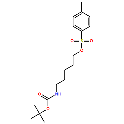 Carbamic acid, N-[5-[[(4-methylphenyl)sulfonyl]oxy]pentyl]-, 1,1-dimethylethyl ester