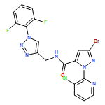 1H-Pyrazole-5-carboxamide, 3-bromo-1-(3-chloro-2-pyridinyl)-N-[[1-(2,6-difluorophenyl)-1H-1,2,3-triazol-4-yl]methyl]-
