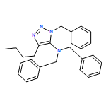 1H-1,2,3-Triazol-5-amine, 4-butyl-N,N,1-tris(phenylmethyl)-