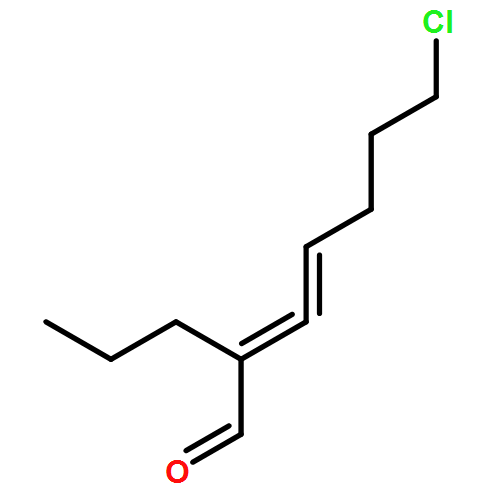 2,3-Heptadienal, 7-chloro-2-propyl-