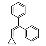 Benzene, 1,1'-(2-cyclopropylideneethenylidene)bis-