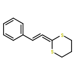 1,3-Dithiane, 2-(2-phenylethenylidene)-