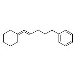 Benzene, (5-cyclohexylidene-4-penten-1-yl)-