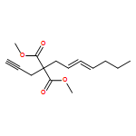 Propanedioic acid, 2-(2,3-heptadien-1-yl)-2-(2-propyn-1-yl)-, 1,3-dimethyl ester