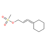 2-Propen-1-ol, 3-cyclohexylidene-, 1-methanesulfonate
