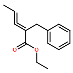 Benzenepropanoic acid, α-1-propen-1-ylidene-, ethyl ester