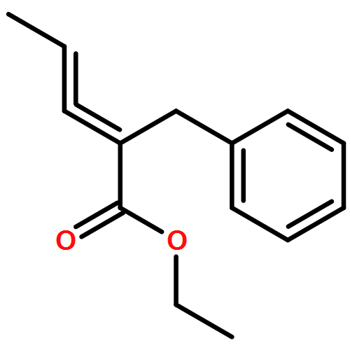 Benzenepropanoic acid, α-1-propen-1-ylidene-, ethyl ester