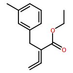 Benzenepropanoic acid, α-ethenylidene-3-methyl-, ethyl ester