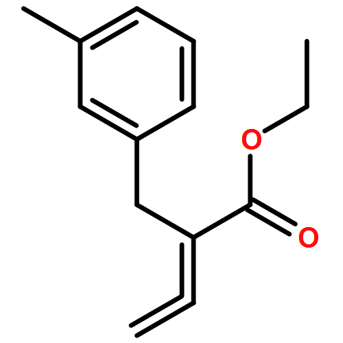 Benzenepropanoic acid, α-ethenylidene-3-methyl-, ethyl ester
