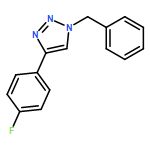 1H-1,2,3-Triazole, 4-(4-fluorophenyl)-1-(phenylmethyl)-